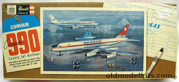 Revell 1/135 Convair 990 Coronado Luxury Jet Airliner, H254-129 plastic model kit